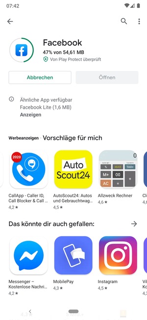 Warten Sie, bis der Installationsprozess  beendet ist