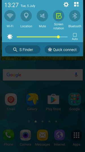 Check the Auto checkbox