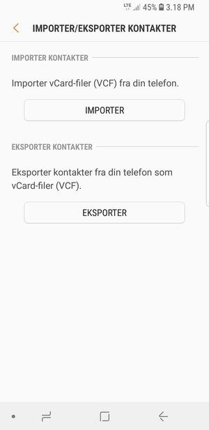 Vælg IMPORTER