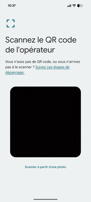 Scannez le code QR