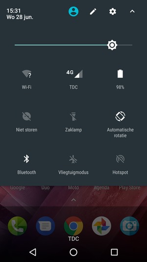 Selecteer Wi-Fi