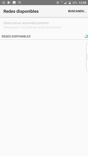 Espere a que la búsqueda termine