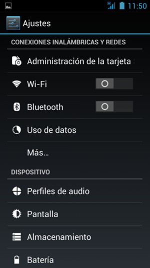 Seleccione Más...