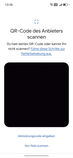 Scannen Sie den QR-Code