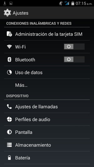 Seleccione Más...