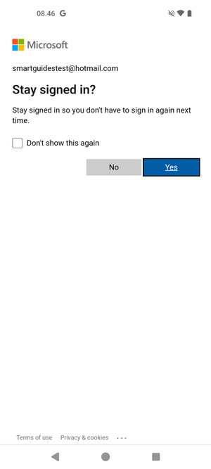Select your preferred option