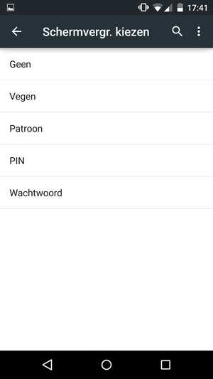 Selecteer Patroon