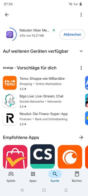 Warten Sie, bis der Installationsprozess  beendet ist