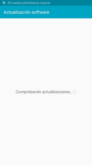 Espere a que la búsqueda termine