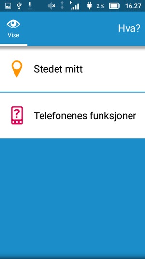 Bla til og velg Telefonenes funksjoner