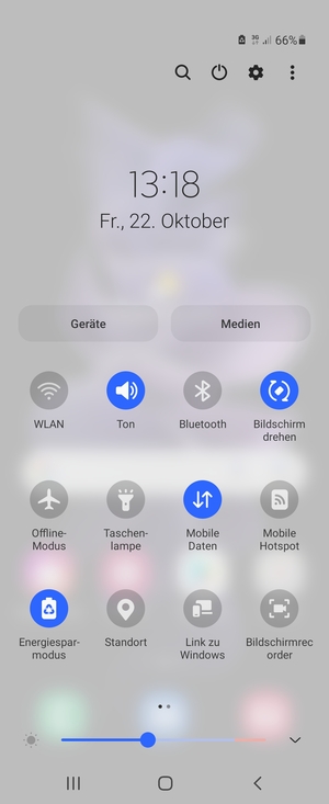 Schalten Sie Energiesparmodus ein