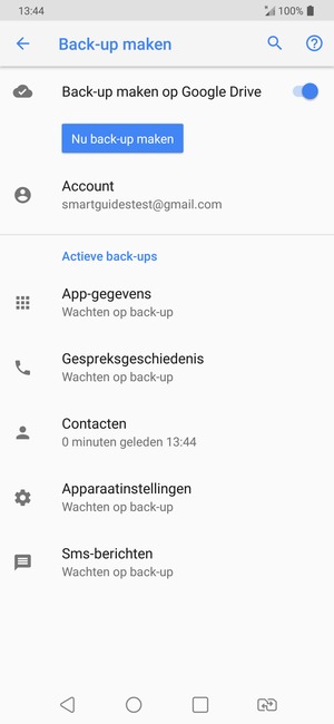 Selecteer Account