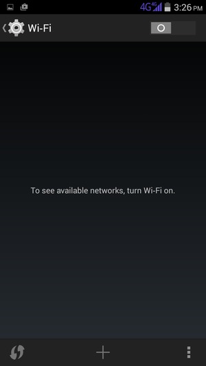 Turn Wi-Fi on
