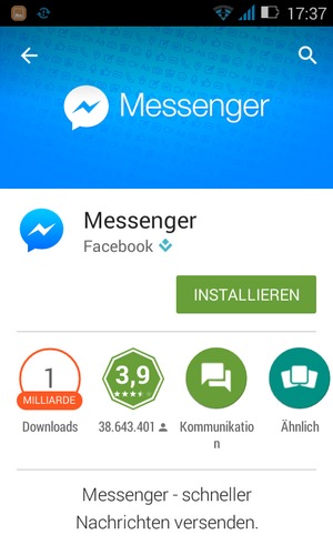 Wählen Sie INSTALLIEREN