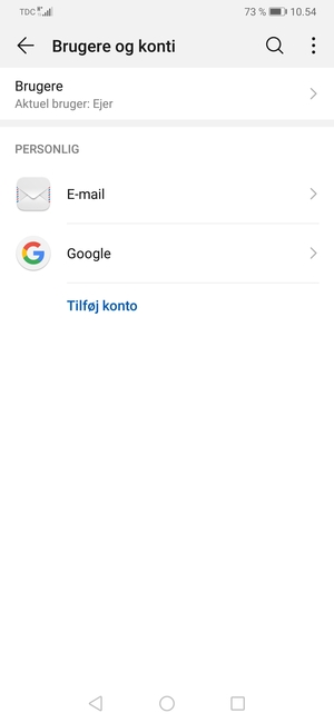 Vælg Google