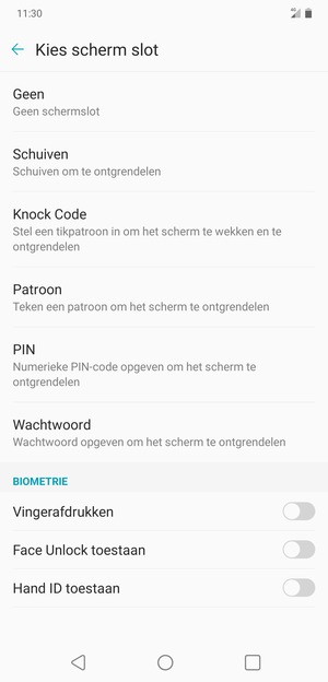 Selecteer Patroon
