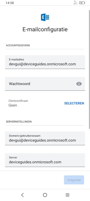 Voer uw wachtwoord in