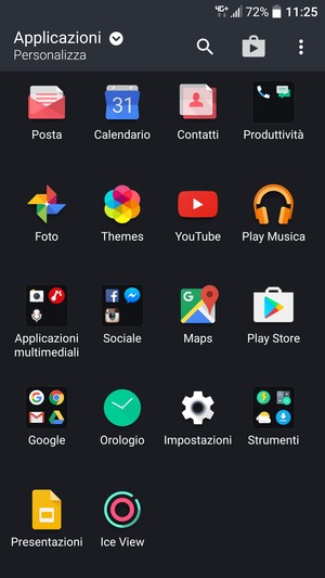 Seleziona Impostazioni