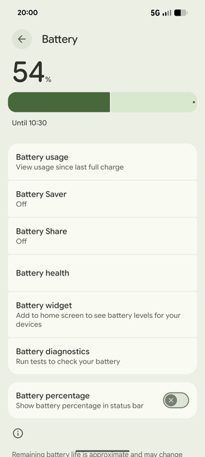 Select Battery Saver