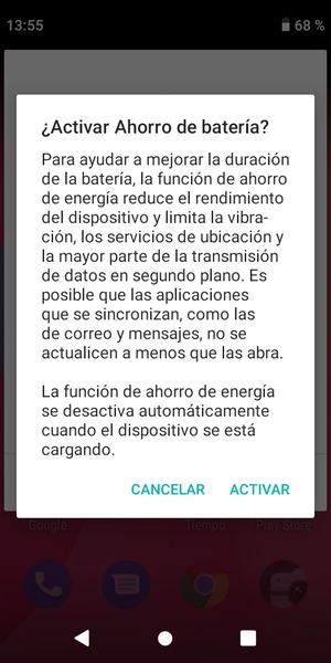 Seleccione ACTIVAR