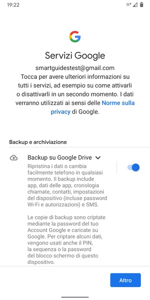 Seleziona Altro