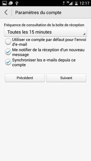 Sélectionnez Suivant