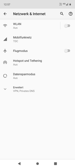 Wählen Sie WLAN