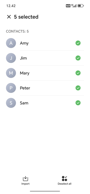 Select Import