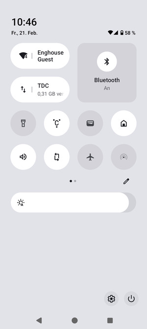 Schalten Sie WLAN und Bluetooth aus
