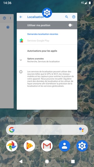 Faites glisser les applis vers le haut pour les fermer