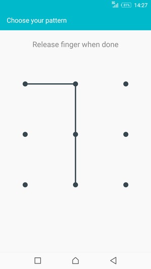 Draw an unlock pattern