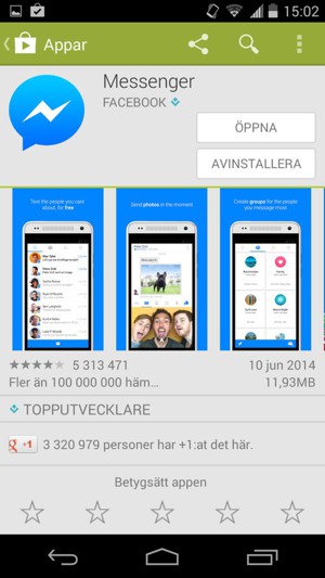 Välj ÖPPNA