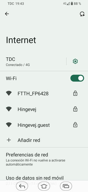 Seleccione la red inalámbrica a la que desea conectarse