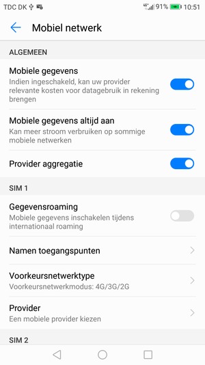 Selecteer Namen toegangspunten