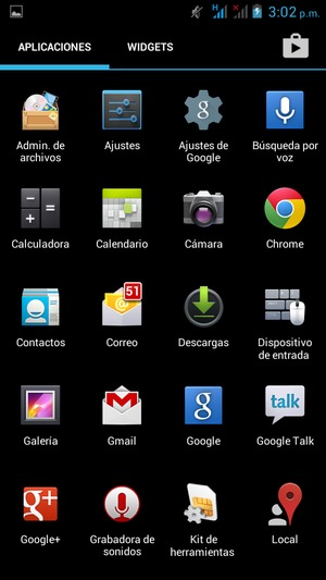 Seleccione Ajustes