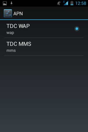 El teléfono ha sido configurado para MMS