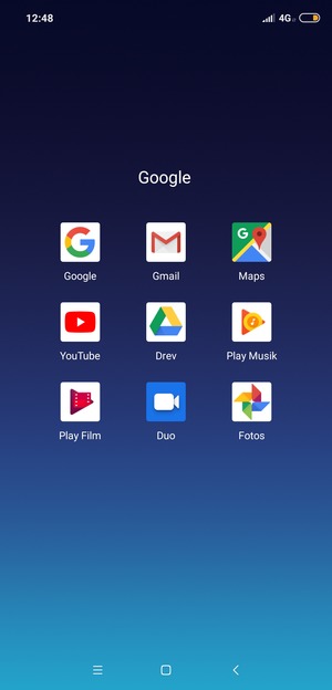 Vælg Gmail