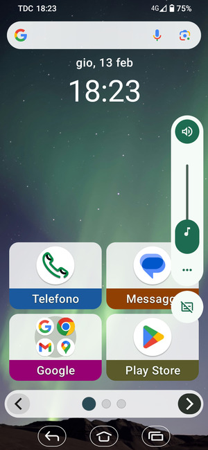 Per modificare le impostazioni dell'audio, seleziona Suono