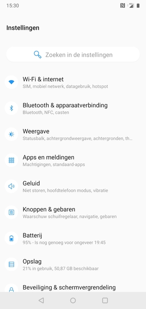 Selecteer Wi-Fi & internet