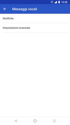 Seleziona Impostazioni avanzate