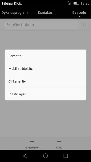 Vælg Indstillinger