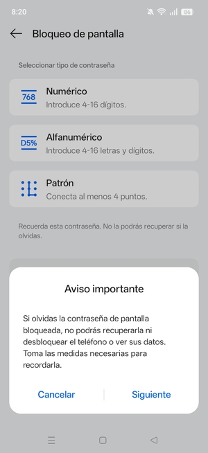 Seleccione Siguiente