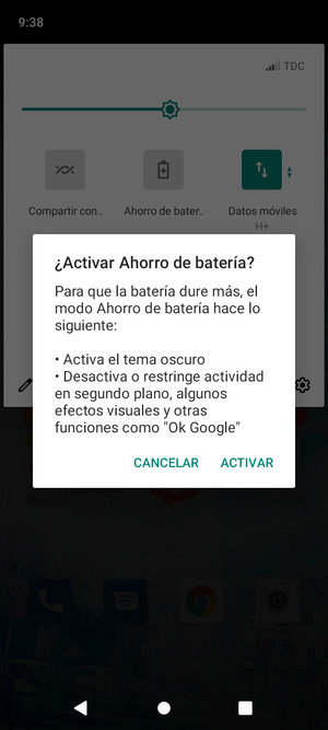 Seleccione ACTIVAR