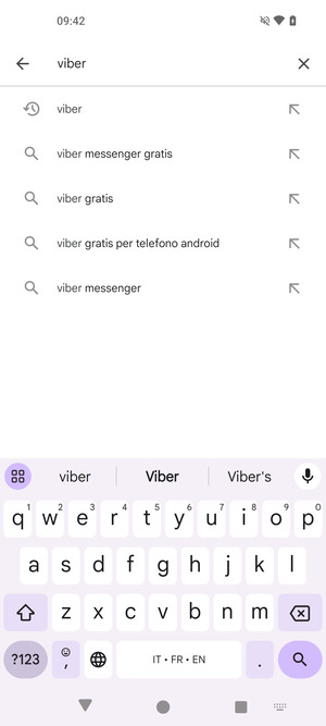 Inserisci il nome dell'app e seleziona Ricerca