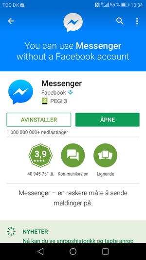 Velg ÅPNE