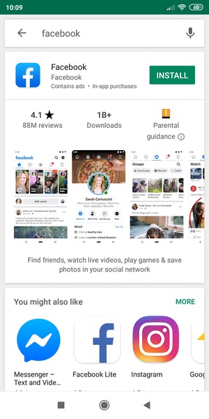 Select the app