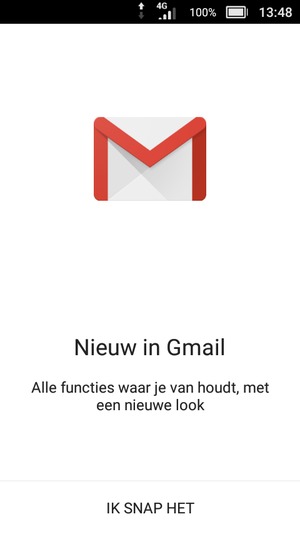 Selecteer IK SNAP HET