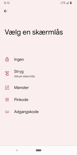 Vælg Mønster
