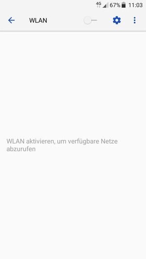 Schalten Sie WLAN ein