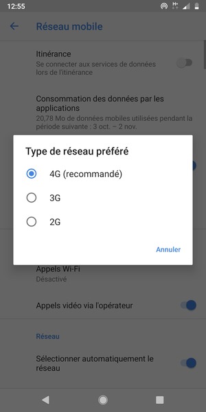 Sélectionnez votre option préférée